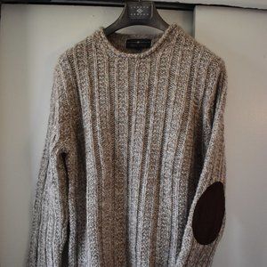 Joseph Abboud Black Label Tan Alpaca Sweater